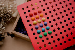 QToys Froebel Peg and Lacing Board