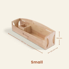 myduckling Solid Wood Side Shelf