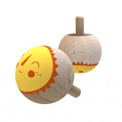Londji Sun & Moon Magic Wooden Spinning Tops