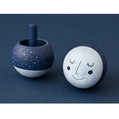 Londji Sun & Moon Magic Wooden Spinning Tops