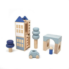 Lubulona Car Grey With Blue Figure