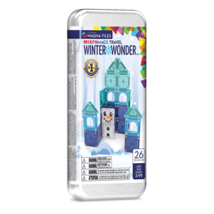MAGNA‑TILES - microMAGS Winter Wonder Travel Set - 26 Piece