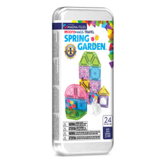 MAGNA-TILES - microMAGS Spring Garden Travel Set - 24 Piece