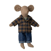 Maileg Dad Mouse Light Brown