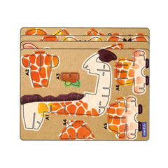 mierEdu Build 'n' Sound 3D Puzzle - Giraffe