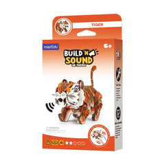 mierEdu Build 'n' Sound 3D Puzzle - Tiger