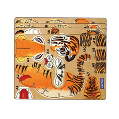 mierEdu Build 'n' Sound 3D Puzzle - Tiger