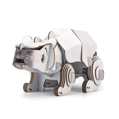 mierEdu Build 'n' Sound 3D Puzzle - Polar Bear