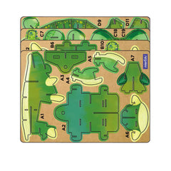 mierEdu Build 'n' Sound 3D Puzzle - Ankylosaurus