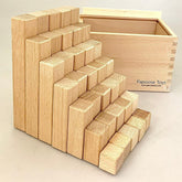 Papoose Toys Natural Steps 35 Piece