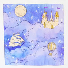 Sarah's Silks Playmap - Large - Castle in the Sky