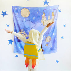 Sarah's Silks Playmap - Large - Castle in the Sky