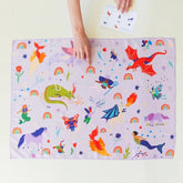 Sarah's Silks Playsilk Seek and Find - Rainbow Creature