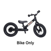 Trybike Steel 2 Wheel Balance Bike - Black