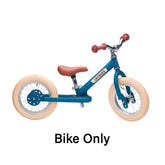 Trybike Steel 2 Wheel Balance Bike - Blue Vintage