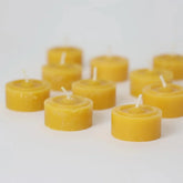 Grimm’s Tea Light Candles 100% Beeswax Set of 10