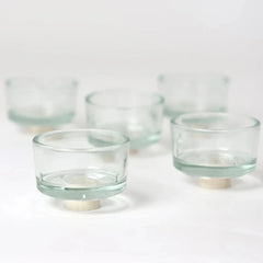 Grimm’s Tea Light Holders Glass 5 Pieces