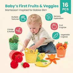 Toddla™ Sensory Fruits & Veggies Sorting Set