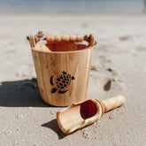 Explore Nook Wooden Bucket & Scoop set (Turtle Burn Stamp Edition)