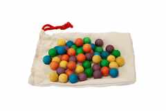 QToys Wooden Ball Set of 50