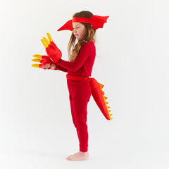 Sarah's Silks Red Dinosaur Tail