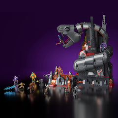 Mattel Brick Shop Masters of the Universe Clash at Snake Mountain Building Set