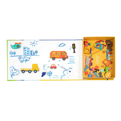mierEdu Magnetic Art Case - Vehicles