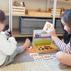 mierEdu Magnetic Art Case - Vehicles