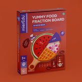 mierEdu Yummy Food Fraction Board
