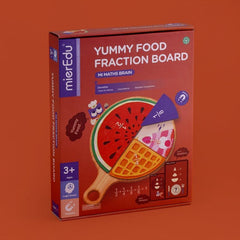 mierEdu Yummy Food Fraction Board