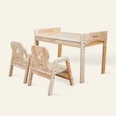 myduckling Kids Activity Adjustable Table with 2 Chairs - Duck
