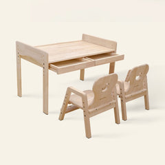 myduckling Kids Activity Adjustable Table with 2 Chairs - Duck