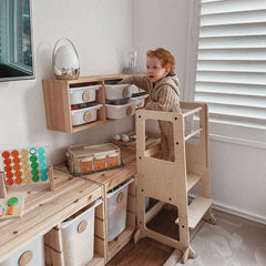 Mini Chef: myduckling Adjustable Learning Tower 2 in 1 set