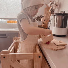 myduckling Wooden Kids Cutting Knife Set
