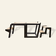 myduckling Convertible Learning Tower - Black/Natural