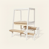 myduckling Convertible Learning Tower - White/Natural
