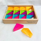 Papoose Lucite Large Triangles 24-piece set