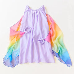 Sarah's Silks Fairy Dress - Lavender Rainbow