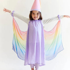 Sarah's Silks Fairy Dress - Lavender Rainbow
