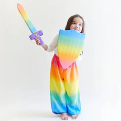 Sarah's Silks Genie Pants - Rainbow