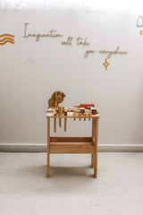 QToys Wooden Work Bench