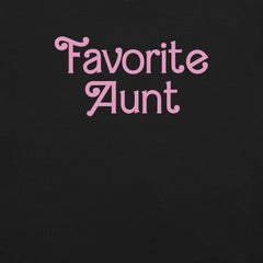 Barbie Favorite Aunt Black T-Shirt