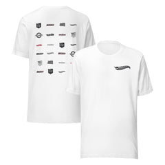 Hot Wheels Logos White T-Shirt