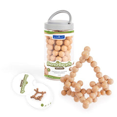 Guidecraft BendiBeads - Natural - 12 pc. set