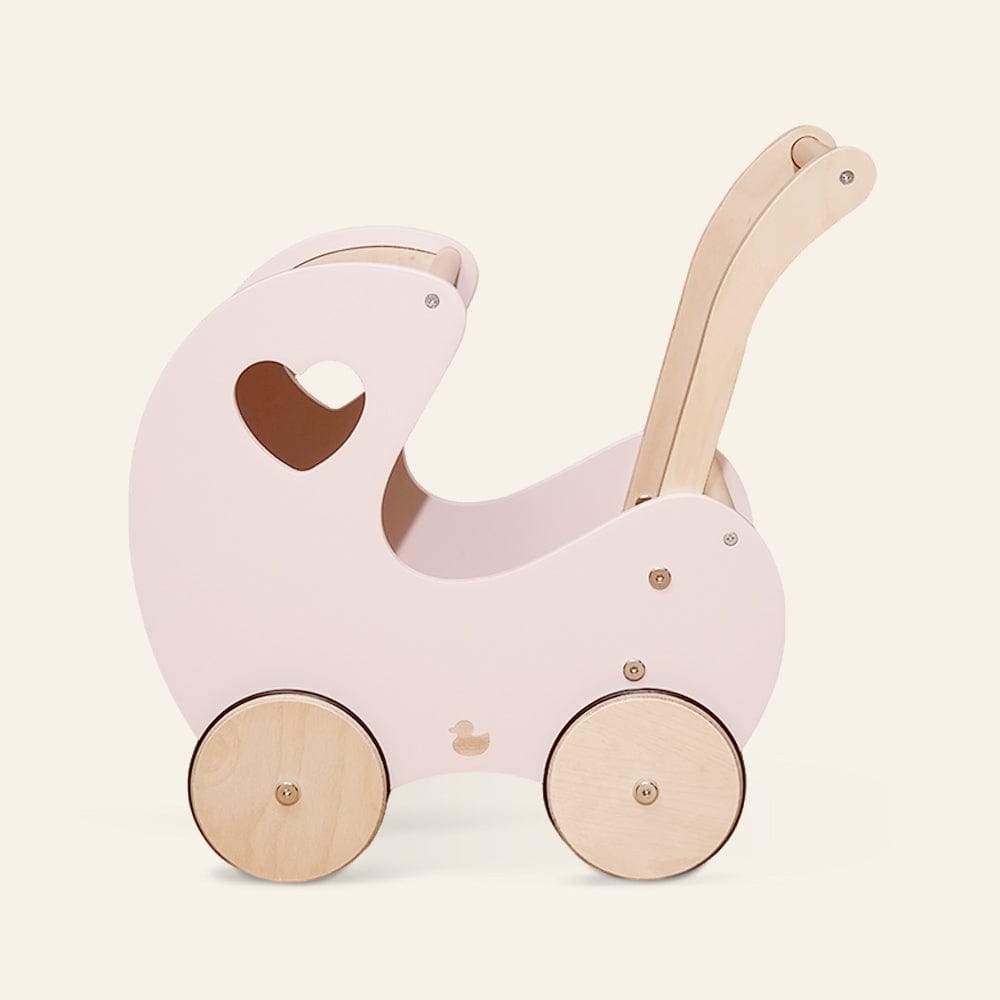 myduckling Isla Doll Pram Walker - Rose