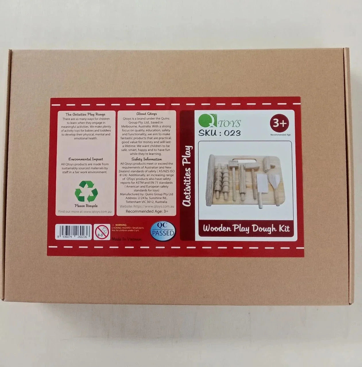 QToys Wooden Playdough Kit