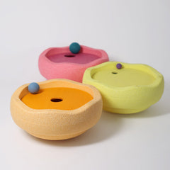 Grimm’s Rolling Discs Set for Stapelstein - Warm Pastel