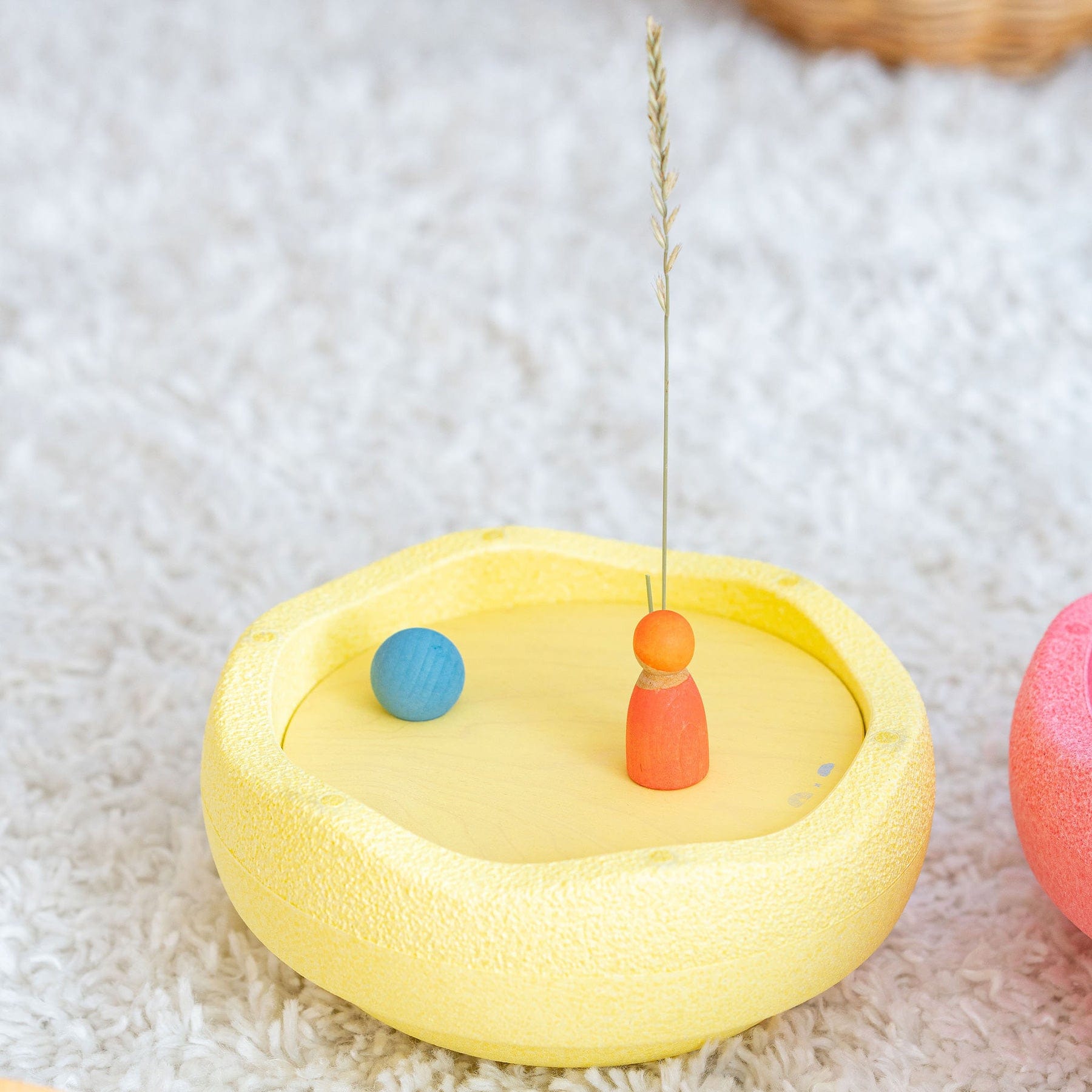 Grimm’s Rolling Discs Set for Stapelstein - Warm Pastel