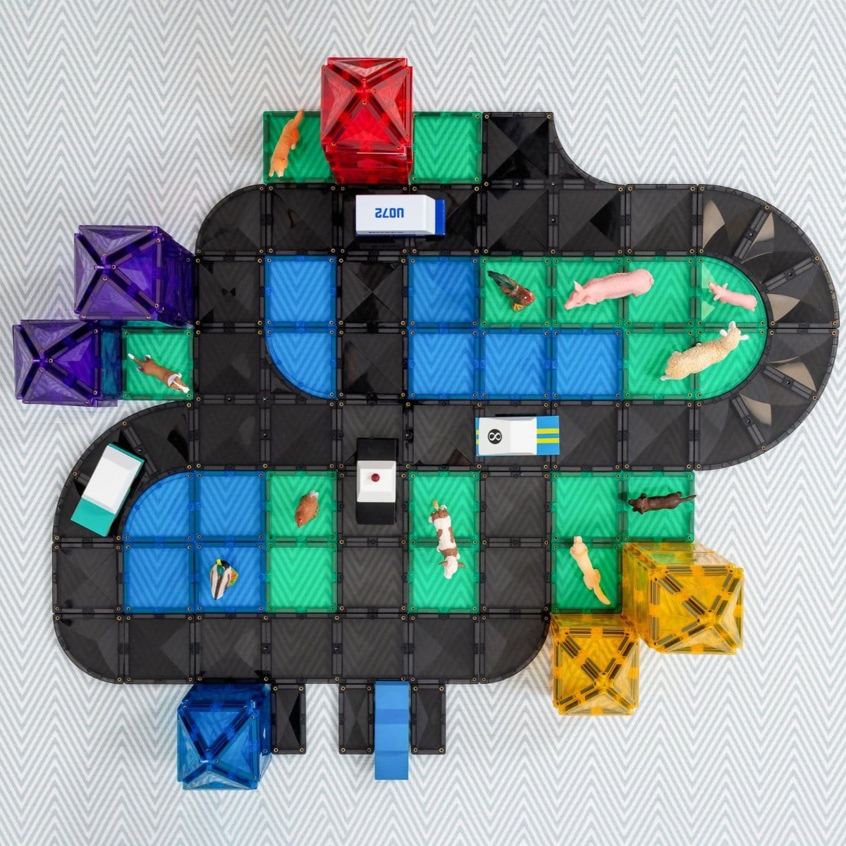 Connetix Tiles Roads Creative Pack 48 Piece