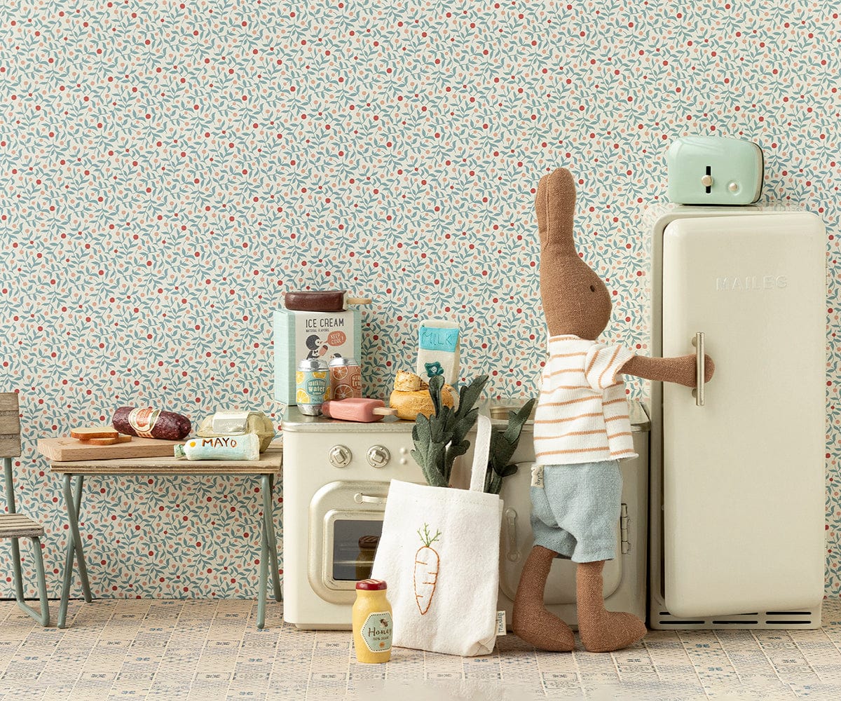 Maileg Fridge, Miniature - Off white